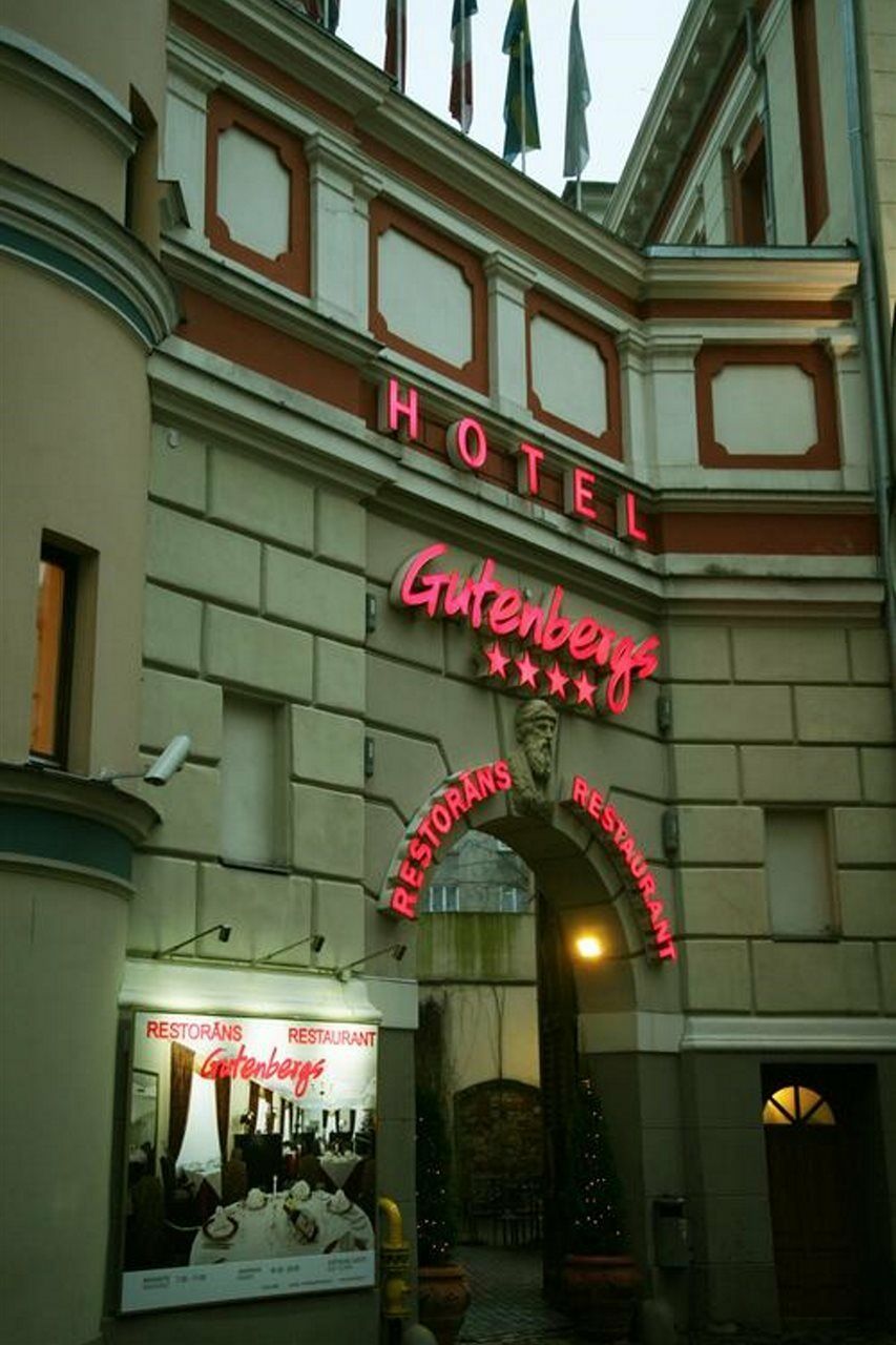 Hotel Gutenbergs Riga Exterior foto